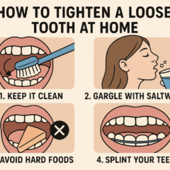 How to Tighten a Loose Tooth at Home